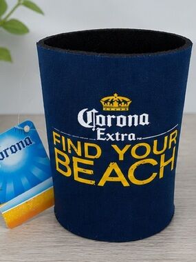 Corona Extra “Find Your Beach” Can Cooler/Koozie Bundle – Set of 6 | New